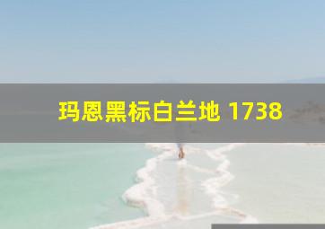 玛恩黑标白兰地 1738